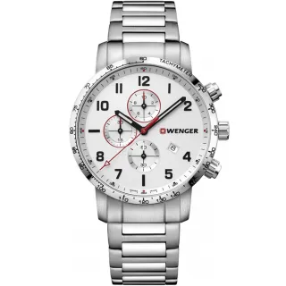 【WENGER 威戈】Attitude Chrono 計時時尚腕錶(01.1543.110)