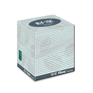 【Kleenex 舒潔】盒裝面紙-方盒(90抽/60盒/箱)