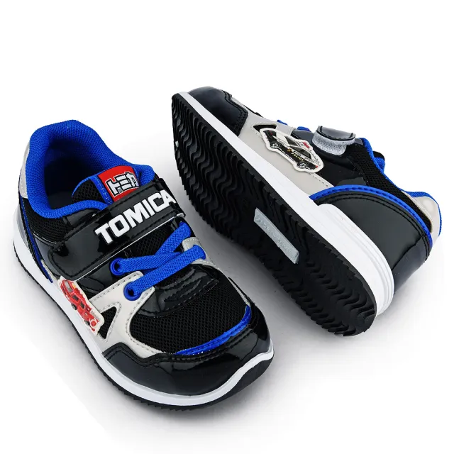 【童鞋城堡】中童 運動鞋 Tomica多美汽車 TM7722-黑(季末特價款)