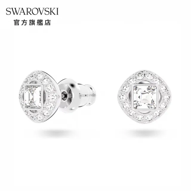 【SWAROVSKI 官方直營】Angelic 套裝白色  鍍白金色 交換禮物