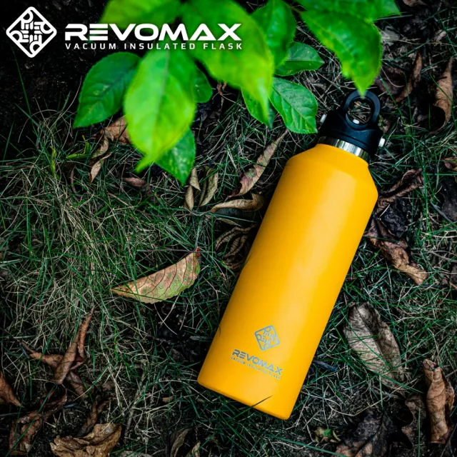 【REVOMAX 銳弗】不鏽鋼秒開保溫瓶950ml 官方直營(保溫保冰 304不鏽鋼 可裝氣泡飲)