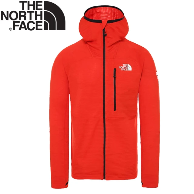 The North Face 男 SUMMIT L2 POWER GRID LT連帽衫《紅》3SQP/薄外套/連帽外套(悠遊山水)