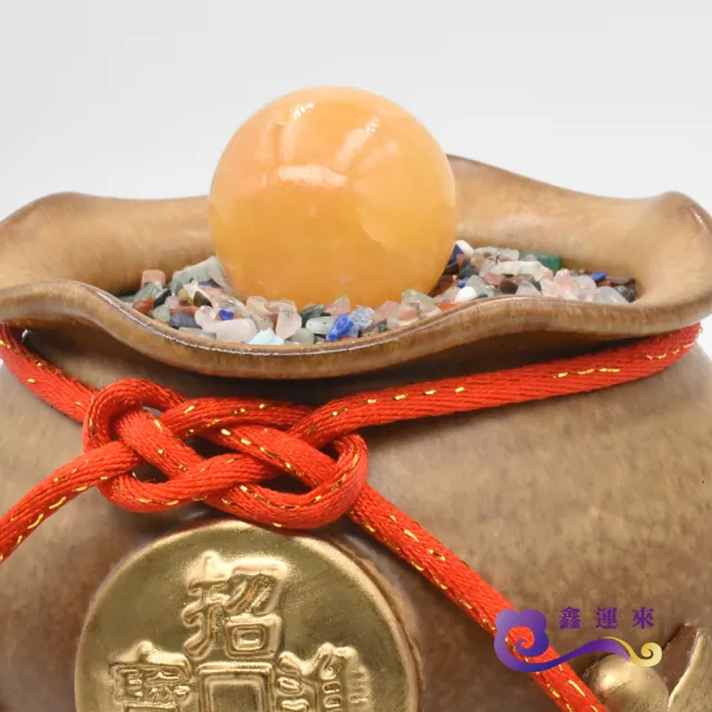 【鑫運來】聚富招財金絲黃玉貔貅組(招財開運首選)