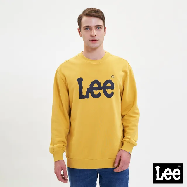 【Lee】男裝 長袖厚T / 經典大LOGO 共2色 舒適版型(LL220406429 / LL220406727)