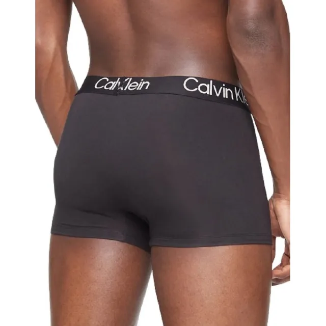 【Calvin Klein 凱文克萊】CK 男士內褲 Ultra-Soft Modern 超柔軟 貼身短版平口四角褲(CK 3色組內褲)