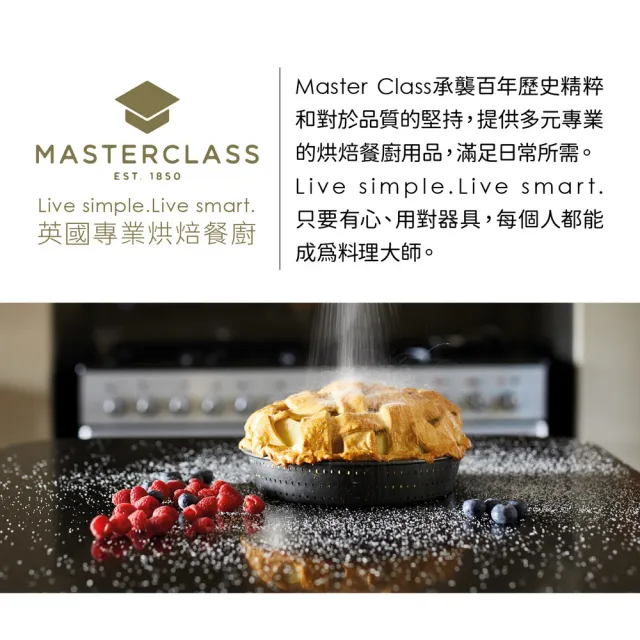 【Master Class】英國 4格不沾蛋塔烤盤 / 點心烤模