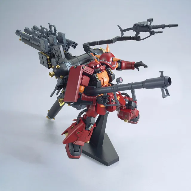 【BANDAI 萬代】HG 1/144 MS-06R ZAKU 精神感應薩克(萬代模型 模型玩具 組裝模型 鋼彈模型 雷霆宙域)
