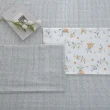 【IN-HOUSE】400織紗棉天絲兩用被床包組-橙香春菊(特大)