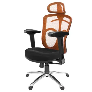 【GXG 吉加吉】高背半網 電腦椅  鋁腳/4D弧面摺疊扶手(TW-096 LUA1D)