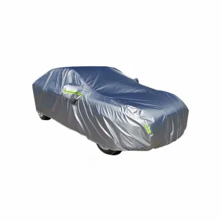 【DREAMCATCHER】三層加厚拉桿式汽車車罩(車罩/汽車防塵套/車罩休旅車/防雨/防曬)