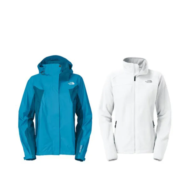 【The North Face】女 GT WIND PRO兩件式外套《藍白》F13P-BLU/兜帽外套(悠遊山水)