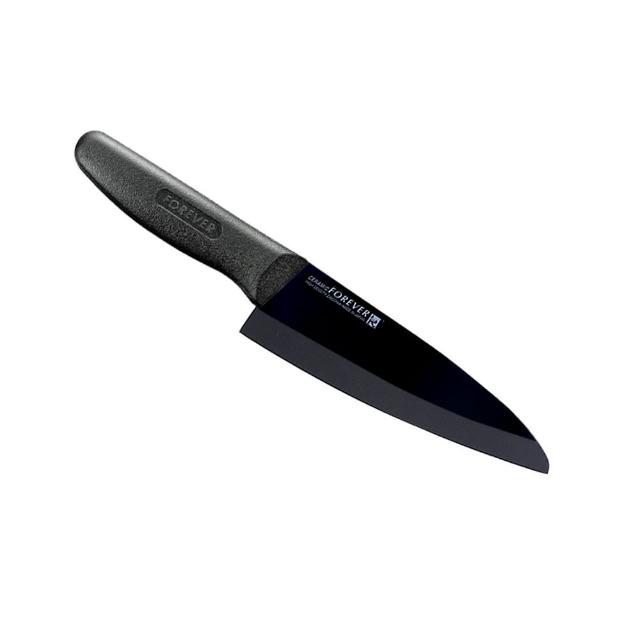 【FOREVER 鋒愛華】日本製造鋒愛華標準系列陶瓷刀14CM(黑刃黑柄)