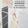 【艾米居家】台灣製多功能全身鏡置物吊衣架(吊衣桿 衣架 全身鏡)