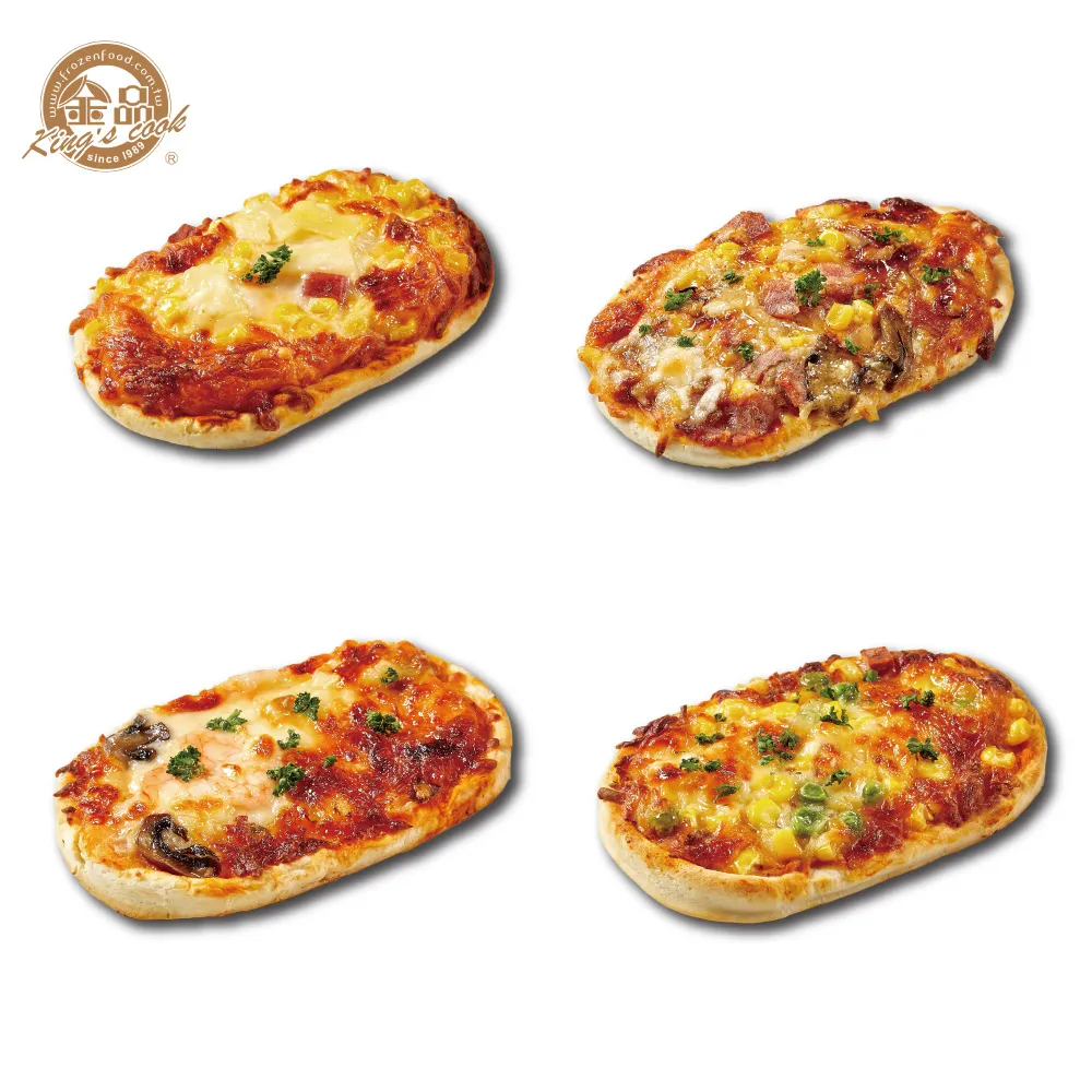 【金品】優惠獨享小披薩48片組(夏威夷/總匯/培根/Pizza/披薩/比薩/冷凍食品)
