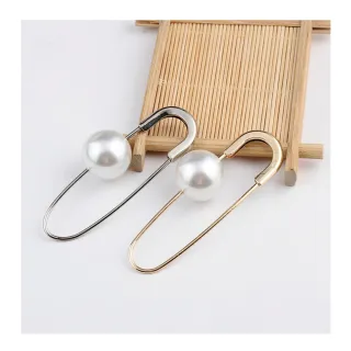 【HERA 赫拉】氣質簡約大珍珠胸針兩入組 H111101806(兩入組)