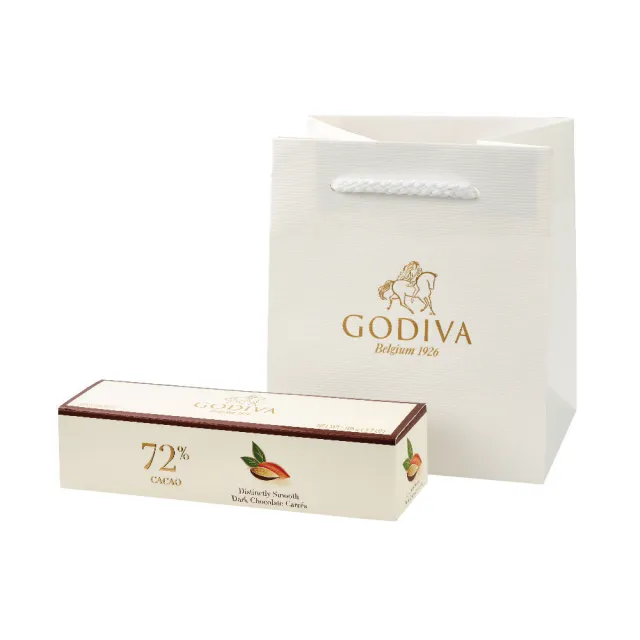 【GODIVA】片裝72%黑巧克力禮盒21片裝(生日禮、情人節、520我愛你/妳、618)
