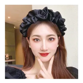 【NANA】娜娜 韓國大腸褶皺緞面髮箍 NA102509(髮箍)