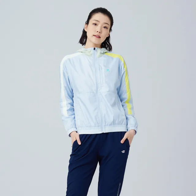 【BATIS 巴帝斯】玩色拼接風衣外套 - 女 - 三色(防風、防潑水)