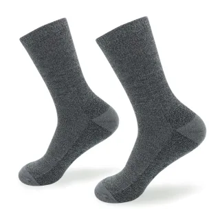 【ADISI】羊毛保暖襪 AS22052-黑灰(毛襪 保暖襪 中筒襪 滑雪襪)