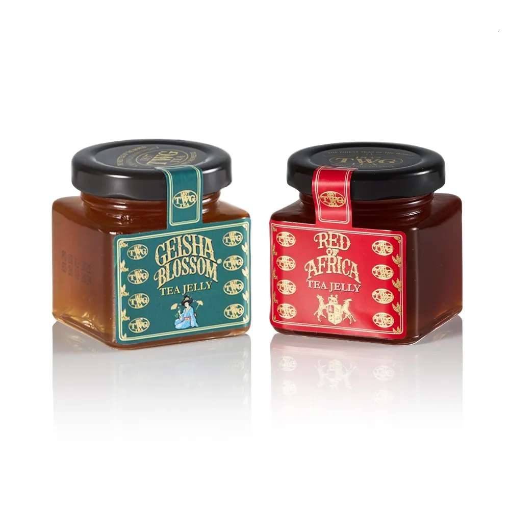 【TWG Tea】雙入茶香果醬禮盒組(蝴蝶夫人& 非洲國寶茶 100公克/罐)