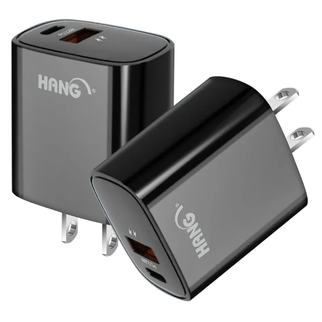 【HANG】C62 22W PD+QC 雙口多兼容快充 超快充電器