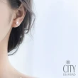 【City Diamond 引雅】天然珍珠滿鑽水鑽項鍊耳環套組(手作設計系列)