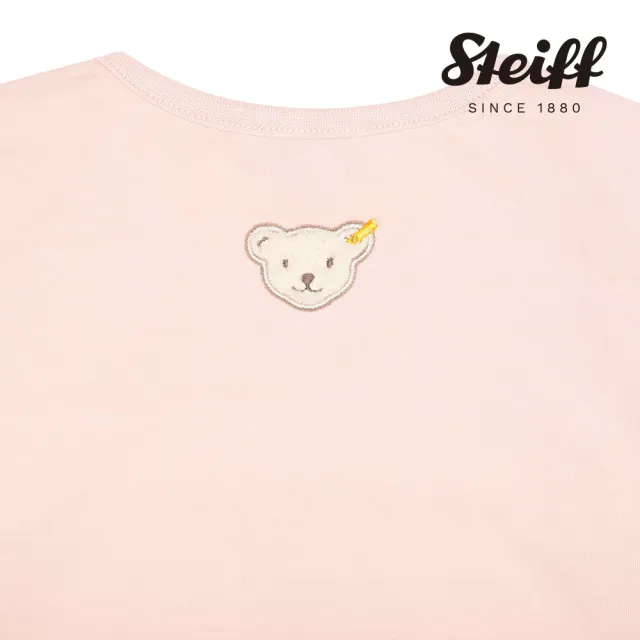 【STEIFF】熊頭童裝 荷葉下擺長袖T恤(長袖上衣)
