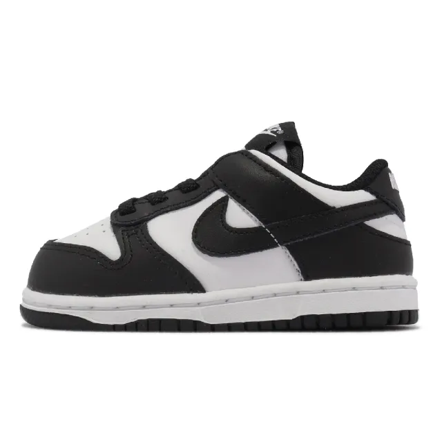 【NIKE 耐吉】童鞋 Dunk Low TDE 熊貓 黑 白 小童 學步鞋 親子鞋 經典款(CW1589-100)