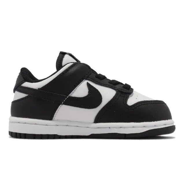 【NIKE 耐吉】童鞋 Dunk Low TDE 熊貓 黑 白 小童 學步鞋 親子鞋 經典款(CW1589-100)