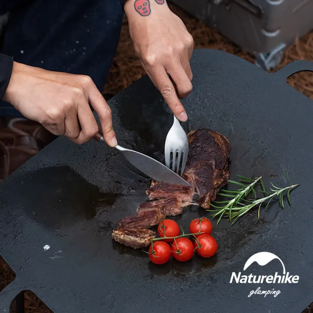 【Naturehike】森野不鏽鋼木質餐具五件組 CJ014(台灣總代理公司貨)