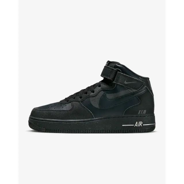 NIKE 耐吉】休閒鞋運動鞋AIR FORCE 1 MID 07 LX 男鞋黑灰(DQ7666001