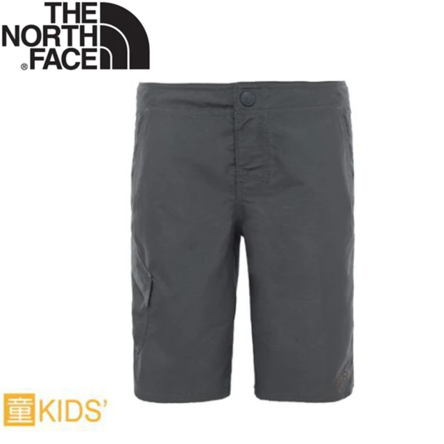 The North Face 美國 男童 抗UV快乾短褲《 瀝灰》CN68/休閒短褲/透氣/彈性(悠遊山水)