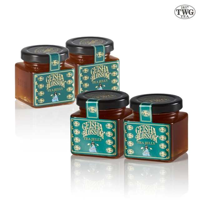 【TWG Tea】四入茶香果醬Tea Jelly Duo Giftbox(蝴蝶夫人x4 100g/罐)