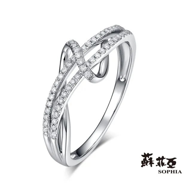 【蘇菲亞珠寶】14K金 纏綿 鑽石戒指