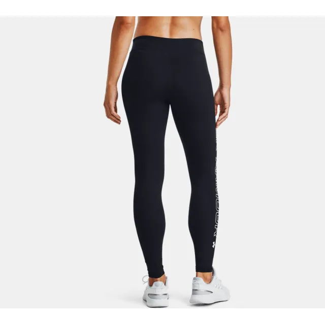 【UNDER ARMOUR】Favorites長褲 女款 緊身長褲 黑色(1356403-001)