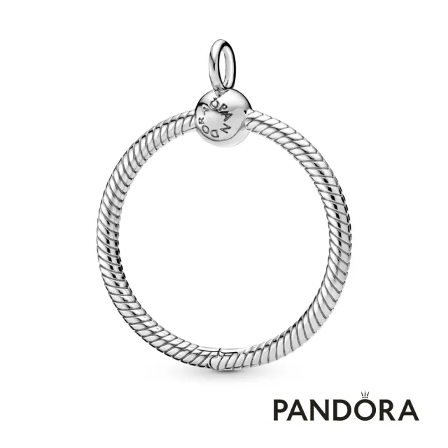 【Pandora 官方直營】皇冠O 925 銀項鏈環-中型-絕版品