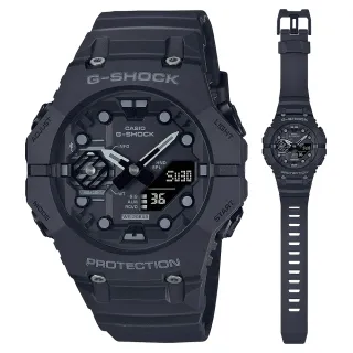 【CASIO 卡西歐】G-SHOCK 藍牙 碳纖維核心防護構造雙顯手錶 畢業 禮物(GA-B001-1A)