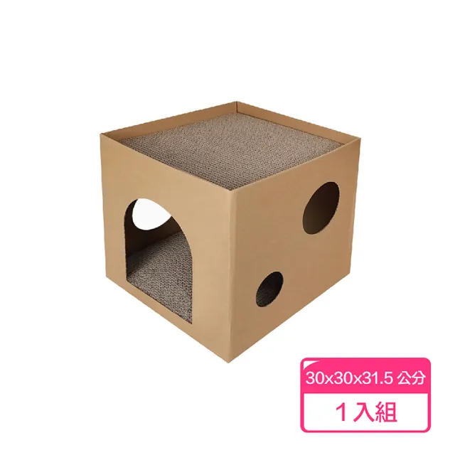 【Paipet】盒型貓抓屋(貓抓屋)