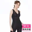 【Swear 思薇爾】S挺美力系列M-XL修飾型長背心(黑色)