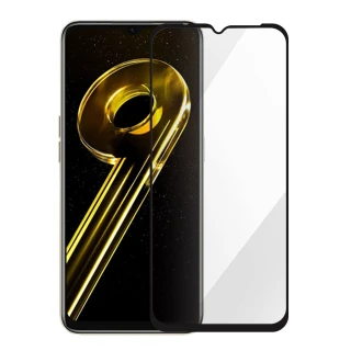 【Metal-Slim】Realme 9i 5G 全膠滿版9H鋼化玻璃貼