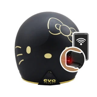 【iMini】iMiniDV X4 精裝版 黑金 Kitty 安全帽 行車記錄器(機車用 1080P 攝影機 記錄器 安全帽)