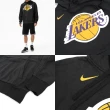【NIKE 耐吉】長袖上衣 Lakers Fleece Hoodie 男款 黑 帽T 洛杉磯 湖人隊 連帽上衣(DR2309-010)