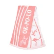 【OKPOLO】台灣製造運動風運動毛巾2入組(吸汗快速 方便攜帶)