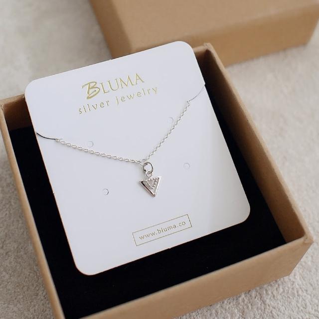 【BLUMA】細緻925純銀腳踝鏈 金字塔的秘密純銀腳鍊(修飾腳踝鏈 簡約好搭抗敏感 飾品禮盒)