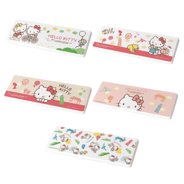 【收納王妃】Sanrio三麗鷗 hello kitty 凱蒂貓 硬式珪藻土 吸水 洗漱墊 防潮(尺寸:24X8X0.9CM)