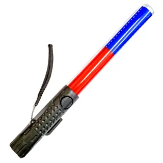 【TX 特林】充電式41cm紅藍光帶哨指揮棒(T-B41cm)