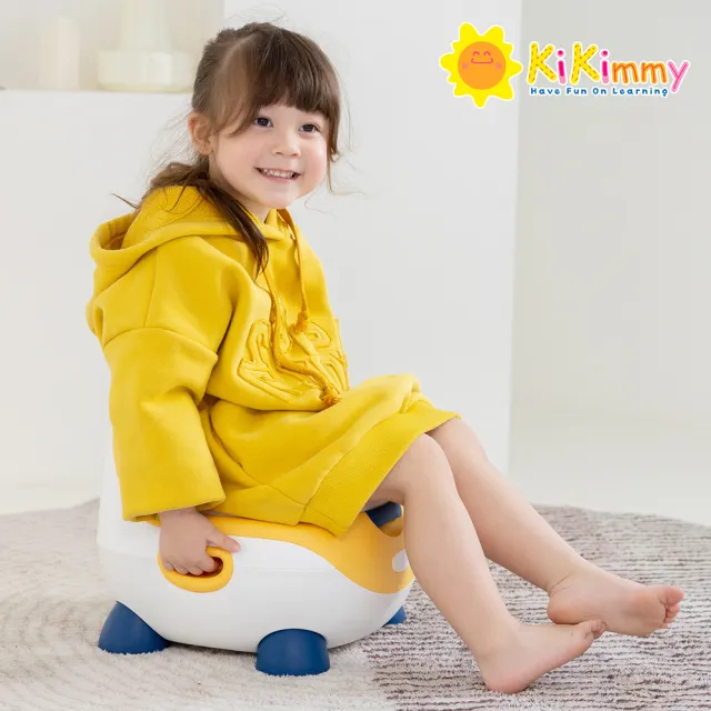 【kikimmy】蛋型兒童輔助學習馬桶(小馬桶/戒尿布/可掀蓋便盆)