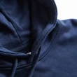 【EDWIN】x FILA聯名 男女裝 經典主義拼接休閒連帽長袖T恤(灰綠色)