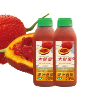 【自然緣素】木鱉果綜合果汁430mlx6罐x2禮盒(天然茄紅素、胡蘿蔔素、葉黃素飲)