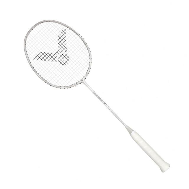 【VICTOR 勝利體育】羽球拍  精選球拍(極速 JS-T1 H 淺灰)